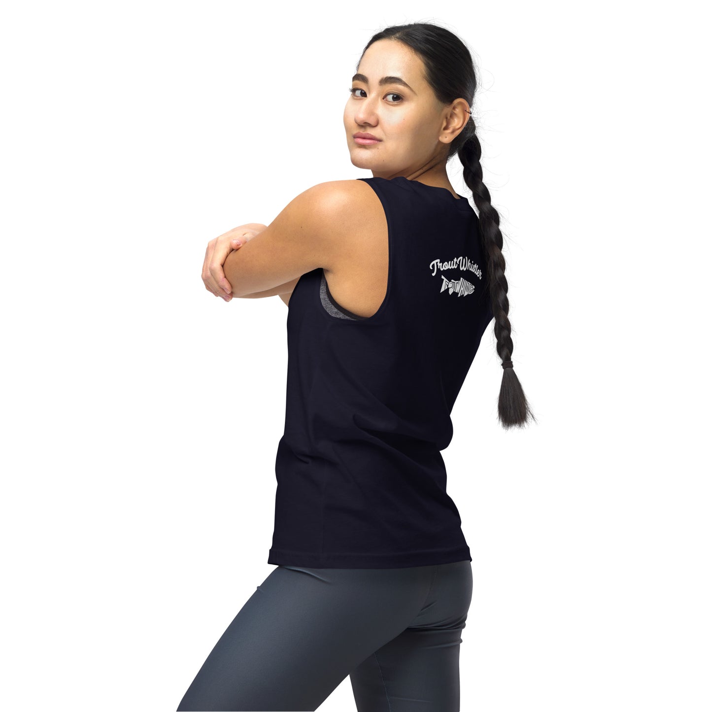 TroutWhistler - Women's Muscles Shirt | Dark w/ TW Logo