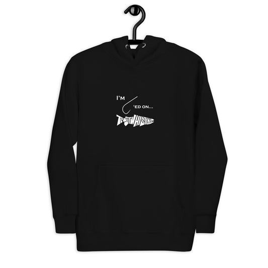 TroutWhistler - Men's Hoodie | Hooked on TroutWhistler Dark