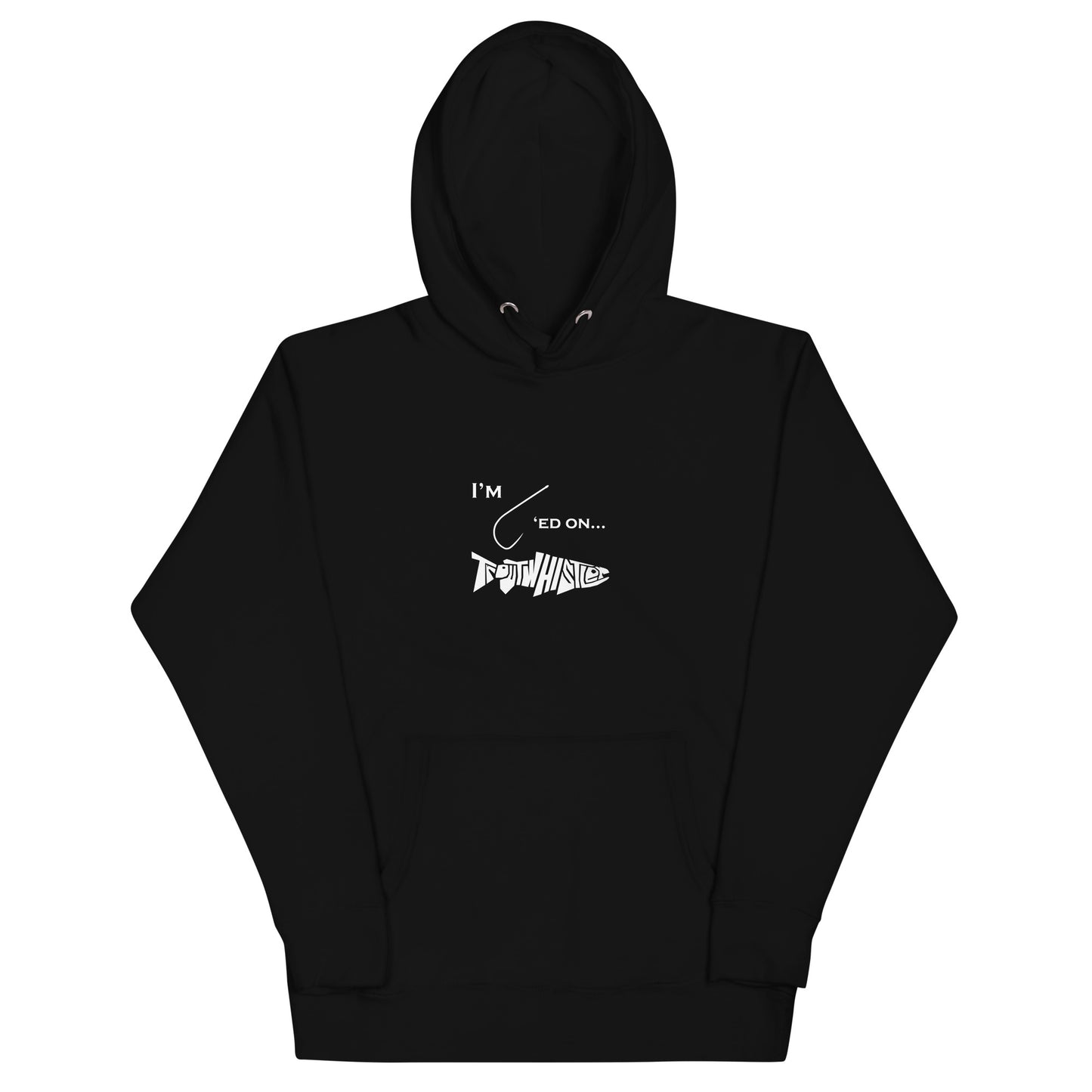 TroutWhistler - Men's Hoodie | Hooked on TroutWhistler Dark