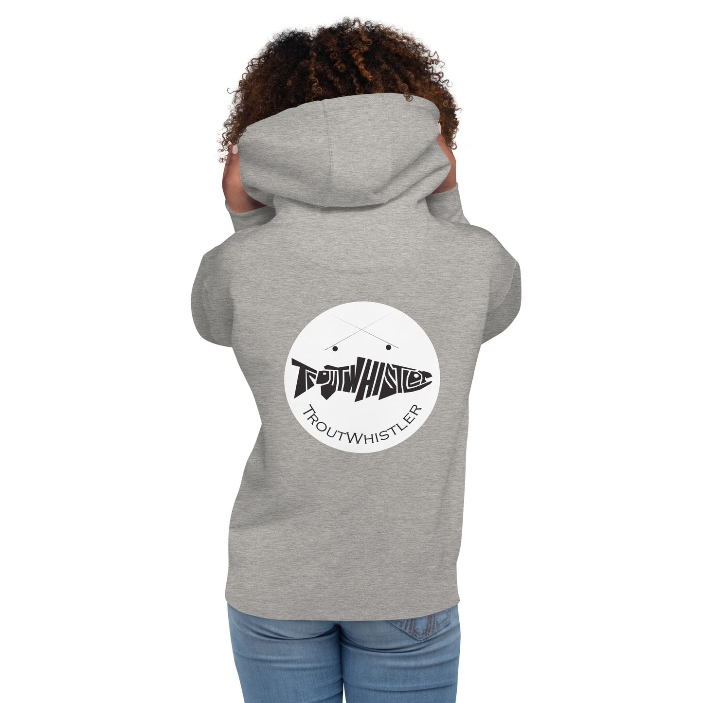TroutWhistler - Women's Military Green Back Logo | Dark w/ White Round Logo