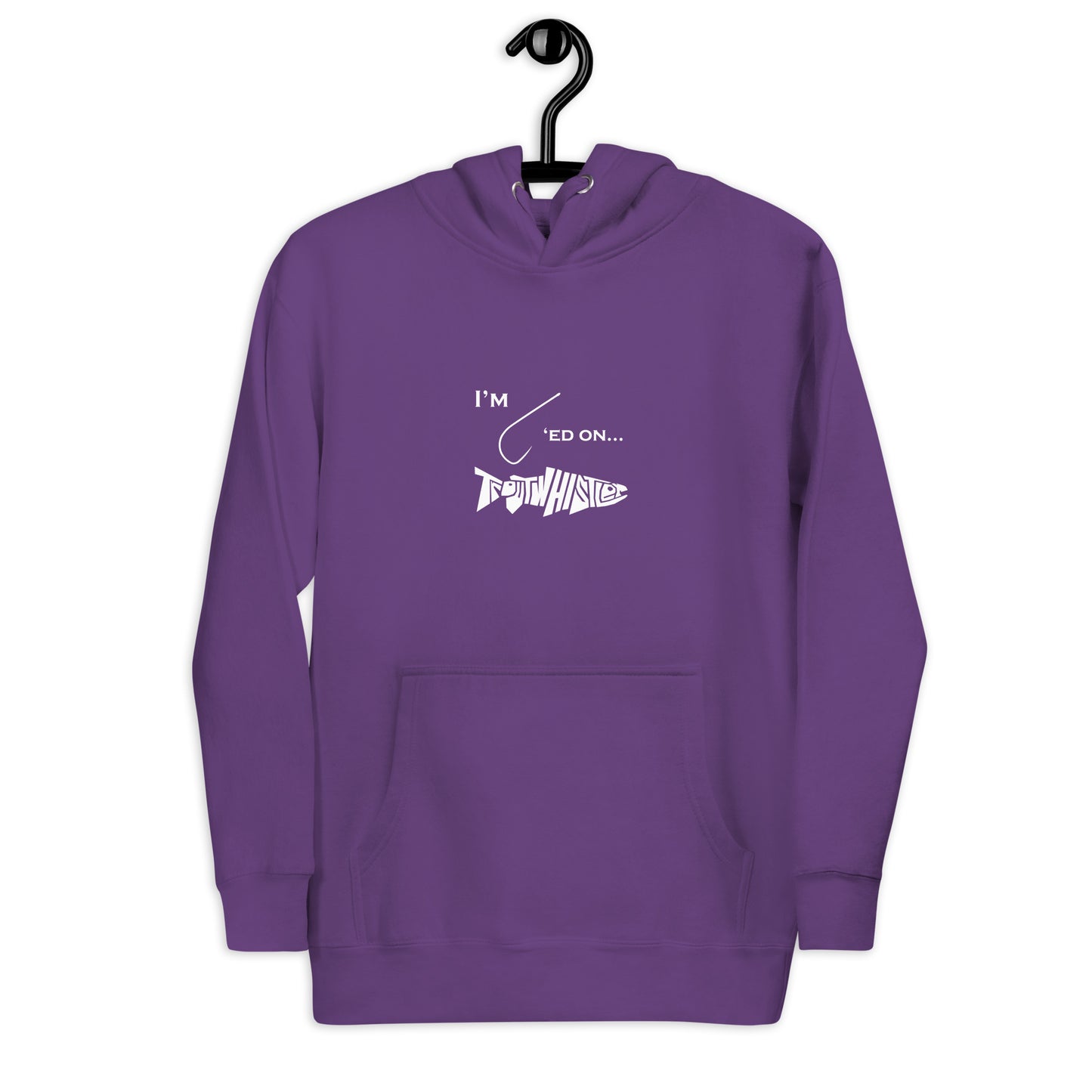 TroutWhistler - Men's Hoodie | Hooked on TroutWhistler Dark