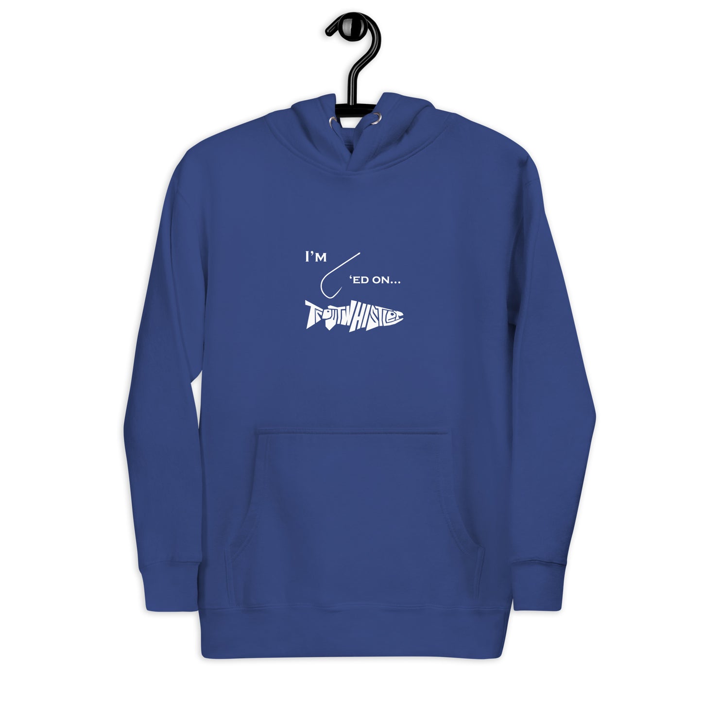 TroutWhistler - Men's Hoodie | Hooked on TroutWhistler Dark