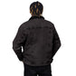 TroutWhistler - Unisex Denim Sherpa Jacket | Dark w/ White Logo