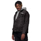 TroutWhistler - Unisex Denim Sherpa Jacket | Dark w/ White Logo