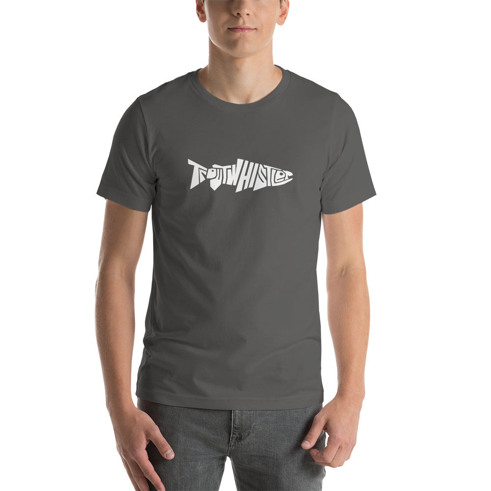 TroutWhistler - Unisex T-Shirt | Dark w/ White Logo