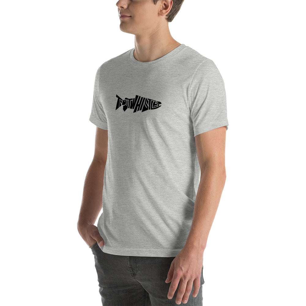 TroutWhistler - T-shirt | Light w/ Black Logo