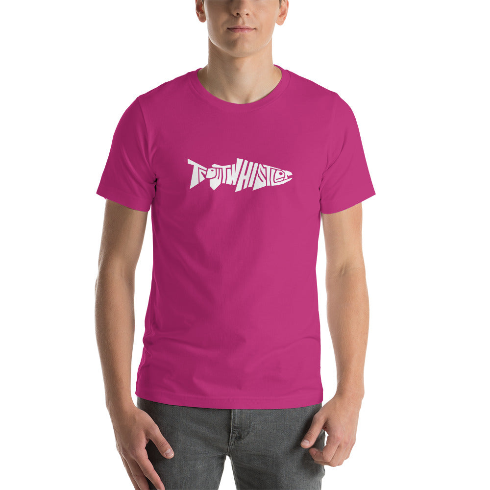 TroutWhistler - Unisex T-Shirt | Dark w/ White Logo