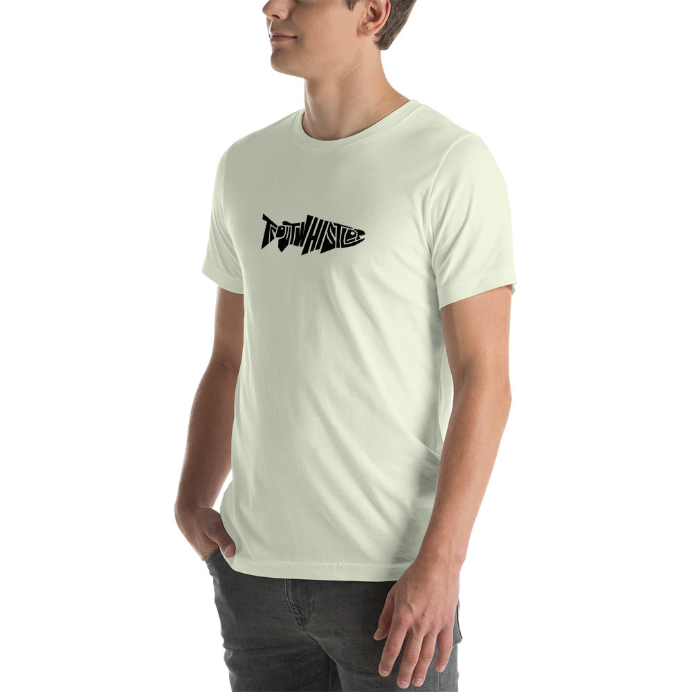 TroutWhistler - T-shirt | Light w/ Black Logo