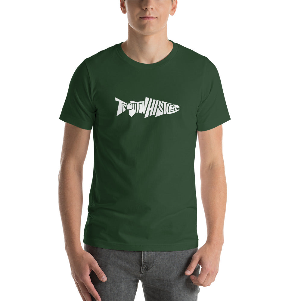 TroutWhistler - Unisex T-Shirt | Dark w/ White Logo
