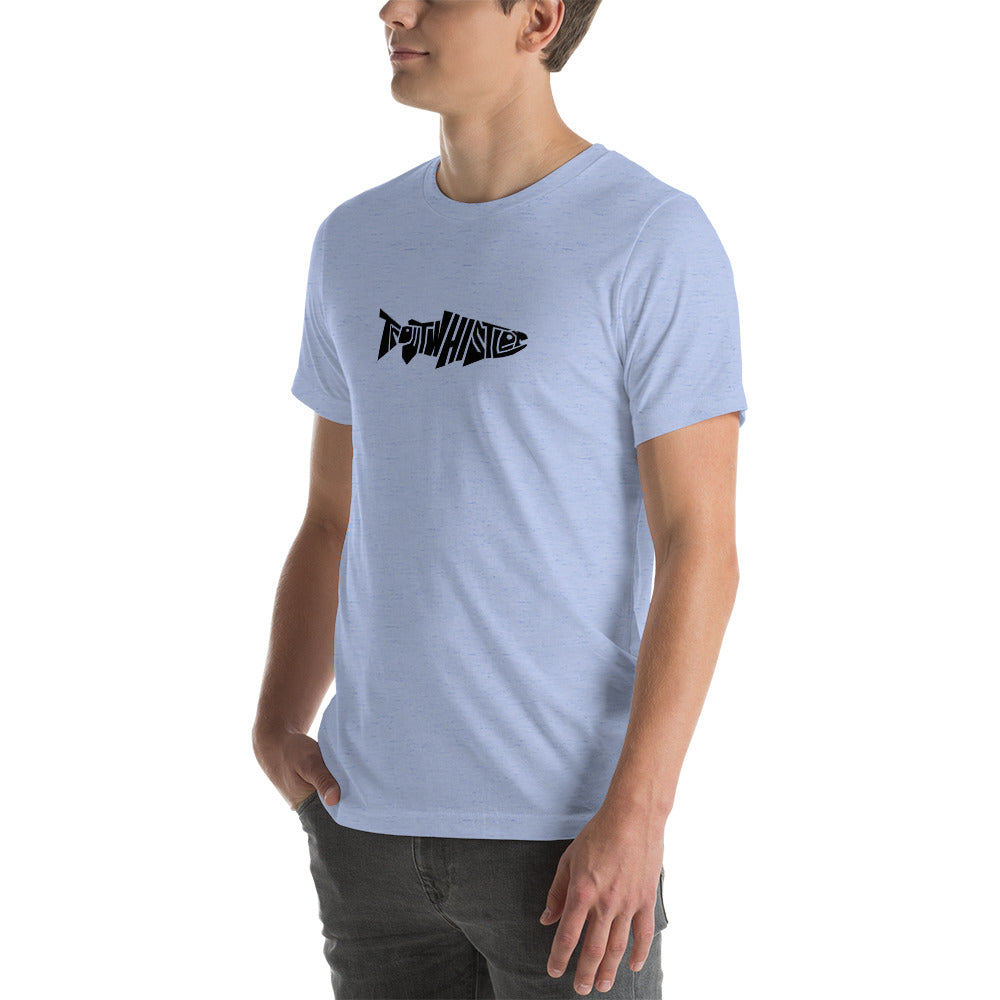 TroutWhistler - T-shirt | Light w/ Black Logo