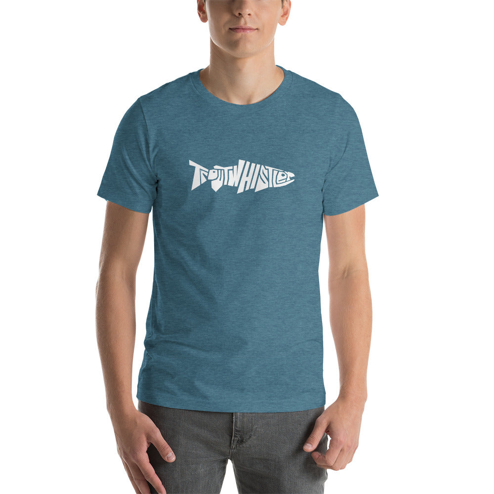TroutWhistler - Unisex T-Shirt | Dark w/ White Logo
