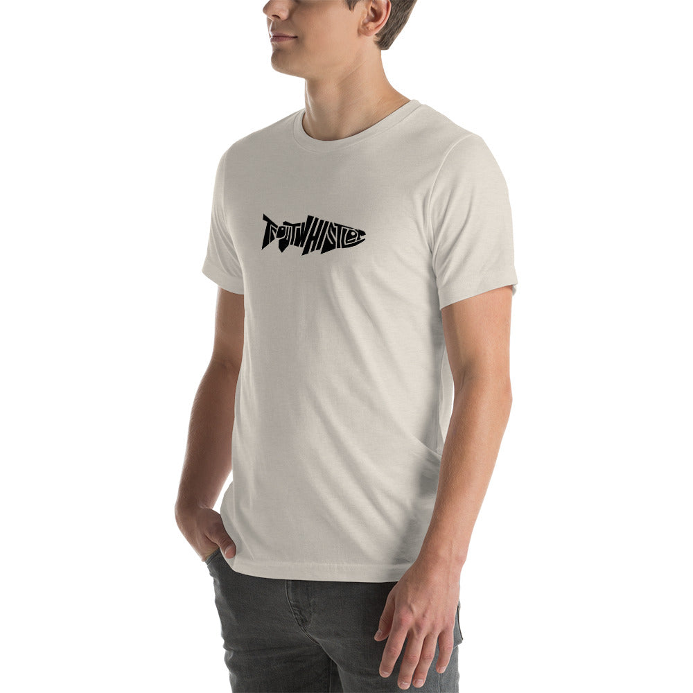 TroutWhistler - T-shirt | Light w/ Black Logo