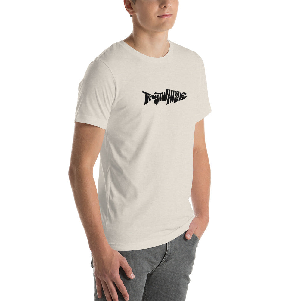 TroutWhistler - T-shirt | Light w/ Black Logo