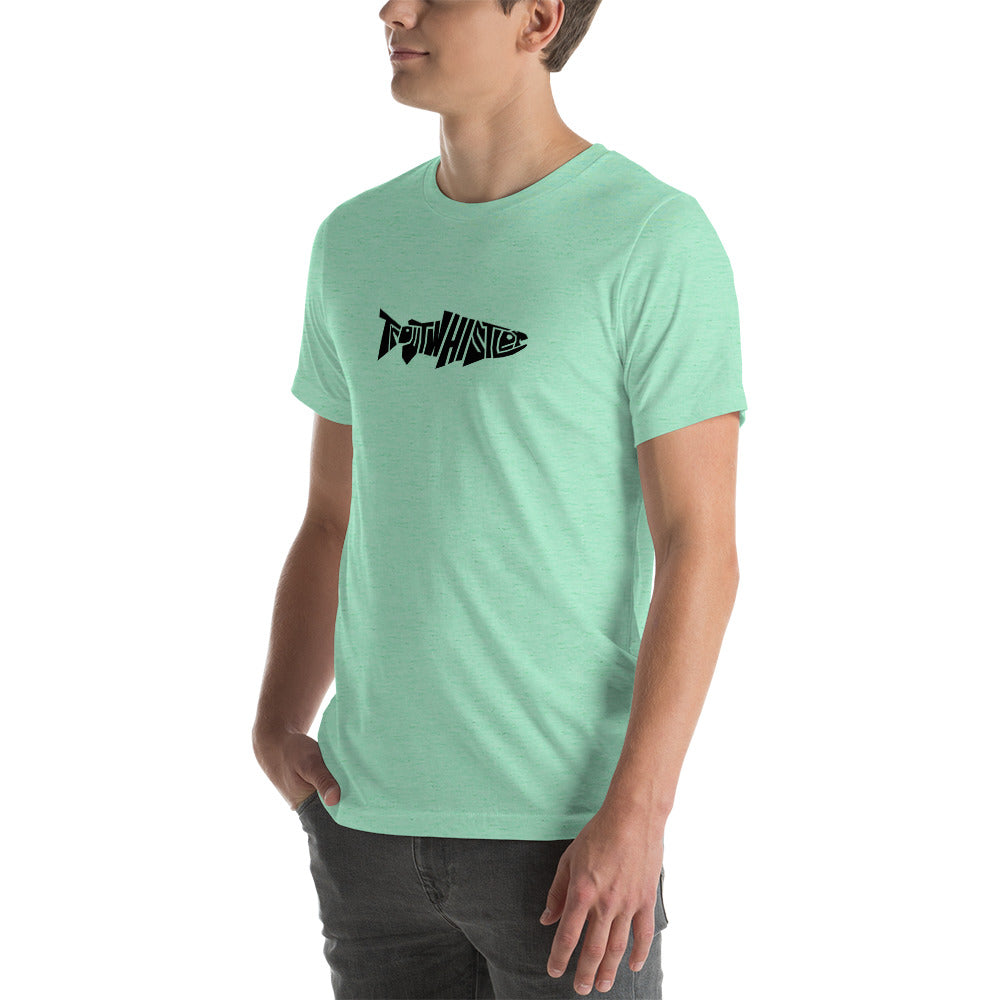TroutWhistler - T-shirt | Light w/ Black Logo