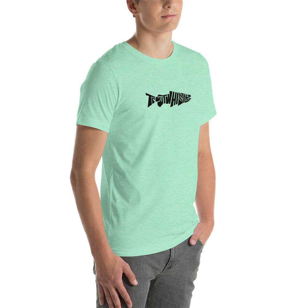 TroutWhistler - T-shirt | Light w/ Black Logo
