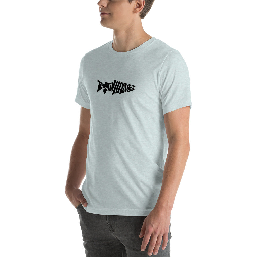 TroutWhistler - T-shirt | Light w/ Black Logo