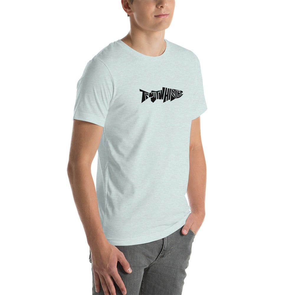 TroutWhistler - T-shirt | Light w/ Black Logo