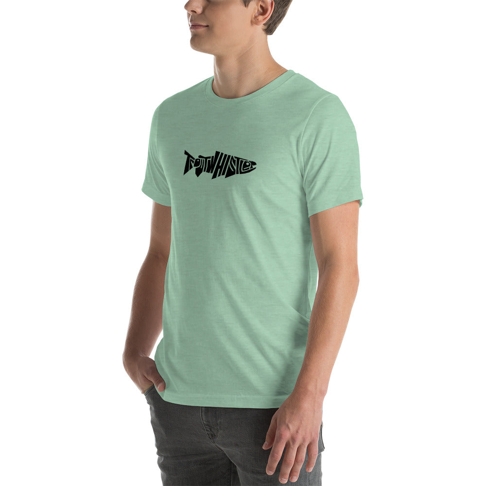 TroutWhistler - T-shirt | Light w/ Black Logo