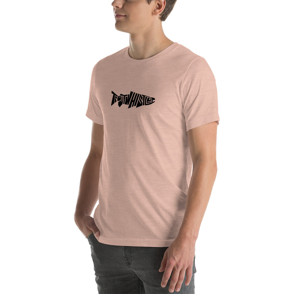 TroutWhistler - T-shirt | Light w/ Black Logo