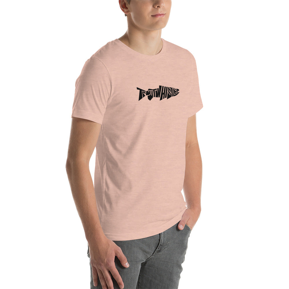 TroutWhistler - T-shirt | Light w/ Black Logo