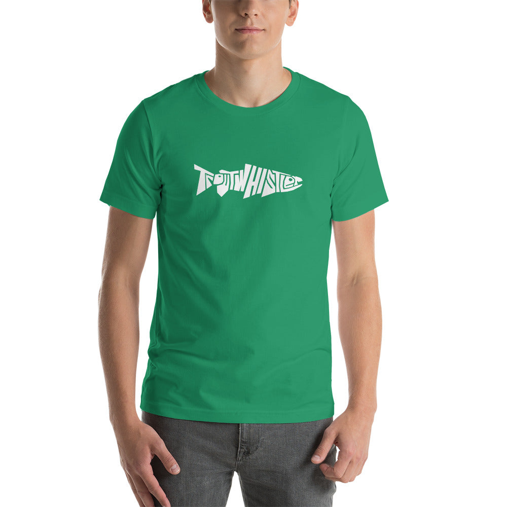 TroutWhistler - Unisex T-Shirt | Dark w/ White Logo