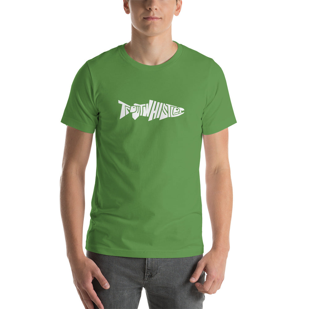 TroutWhistler - Unisex T-Shirt | Dark w/ White Logo