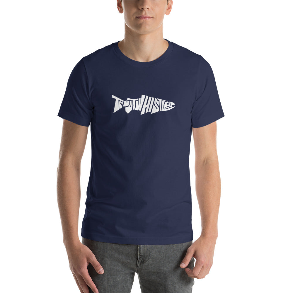 TroutWhistler - Unisex T-Shirt | Dark w/ White Logo