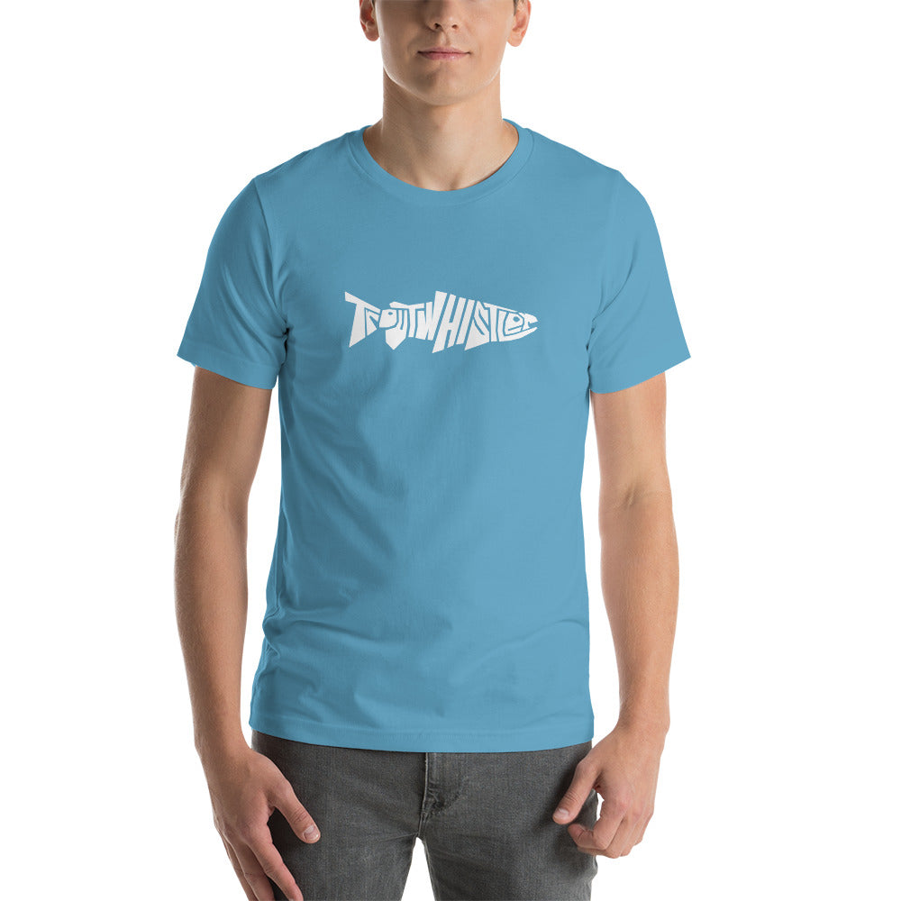 TroutWhistler - Unisex T-Shirt | Dark w/ White Logo