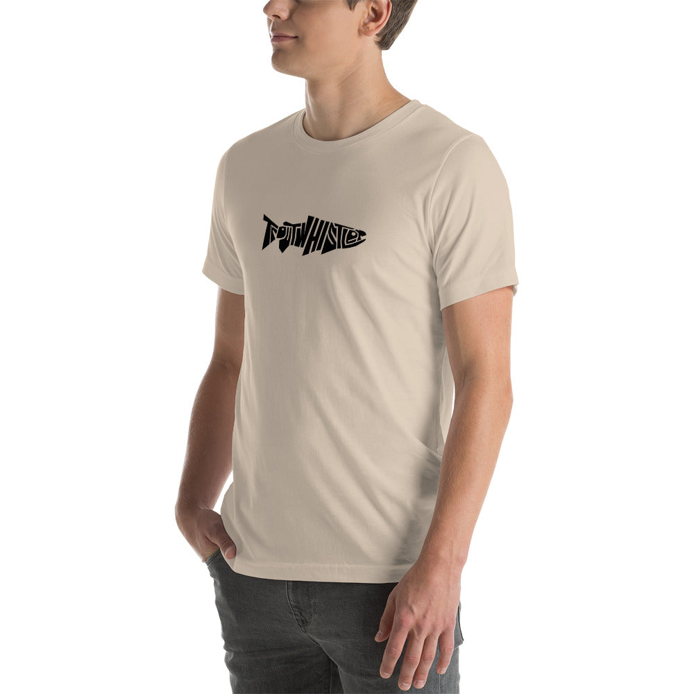 TroutWhistler - T-shirt | Light w/ Black Logo