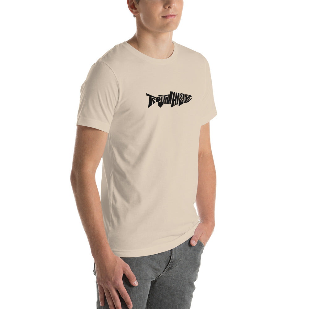 TroutWhistler - T-shirt | Light w/ Black Logo