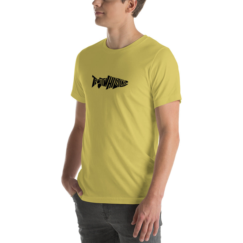 TroutWhistler - T-shirt | Light w/ Black Logo