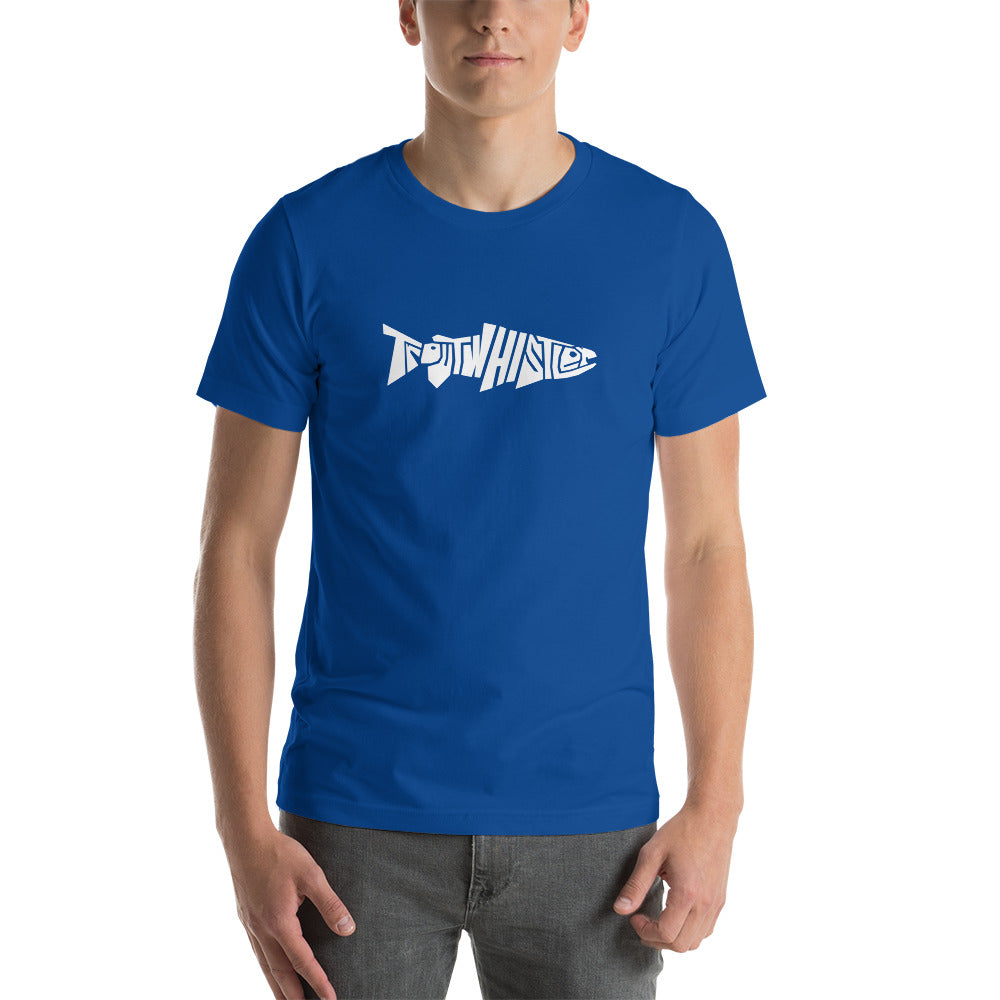 TroutWhistler - Unisex T-Shirt | Dark w/ White Logo