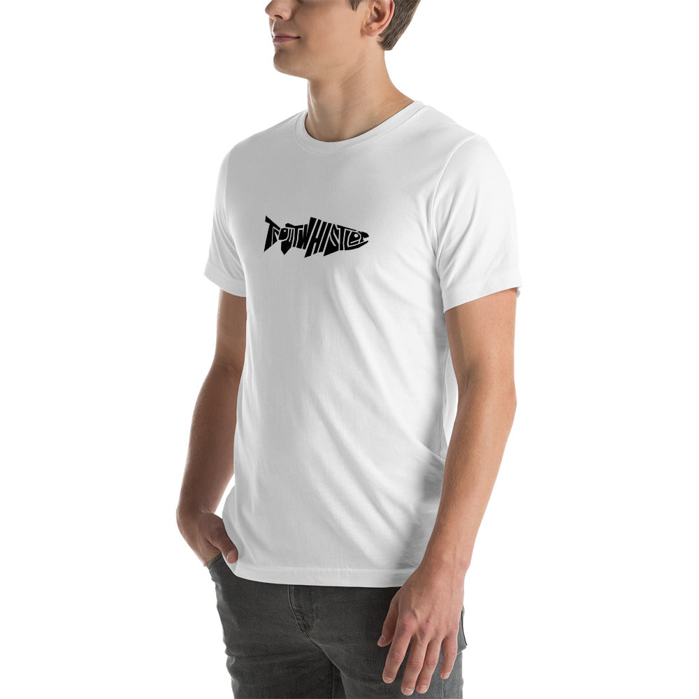 TroutWhistler - T-shirt | Light w/ Black Logo