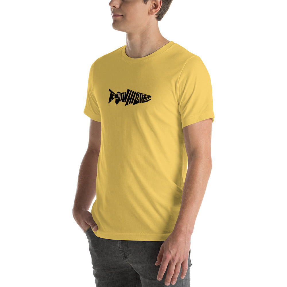 TroutWhistler - T-shirt | Light w/ Black Logo