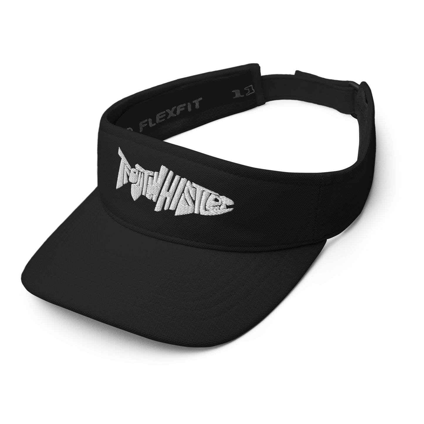 TroutWhistler - Visor | Dark w/ White Logo