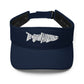 TroutWhistler - Visor | Dark w/ White Logo