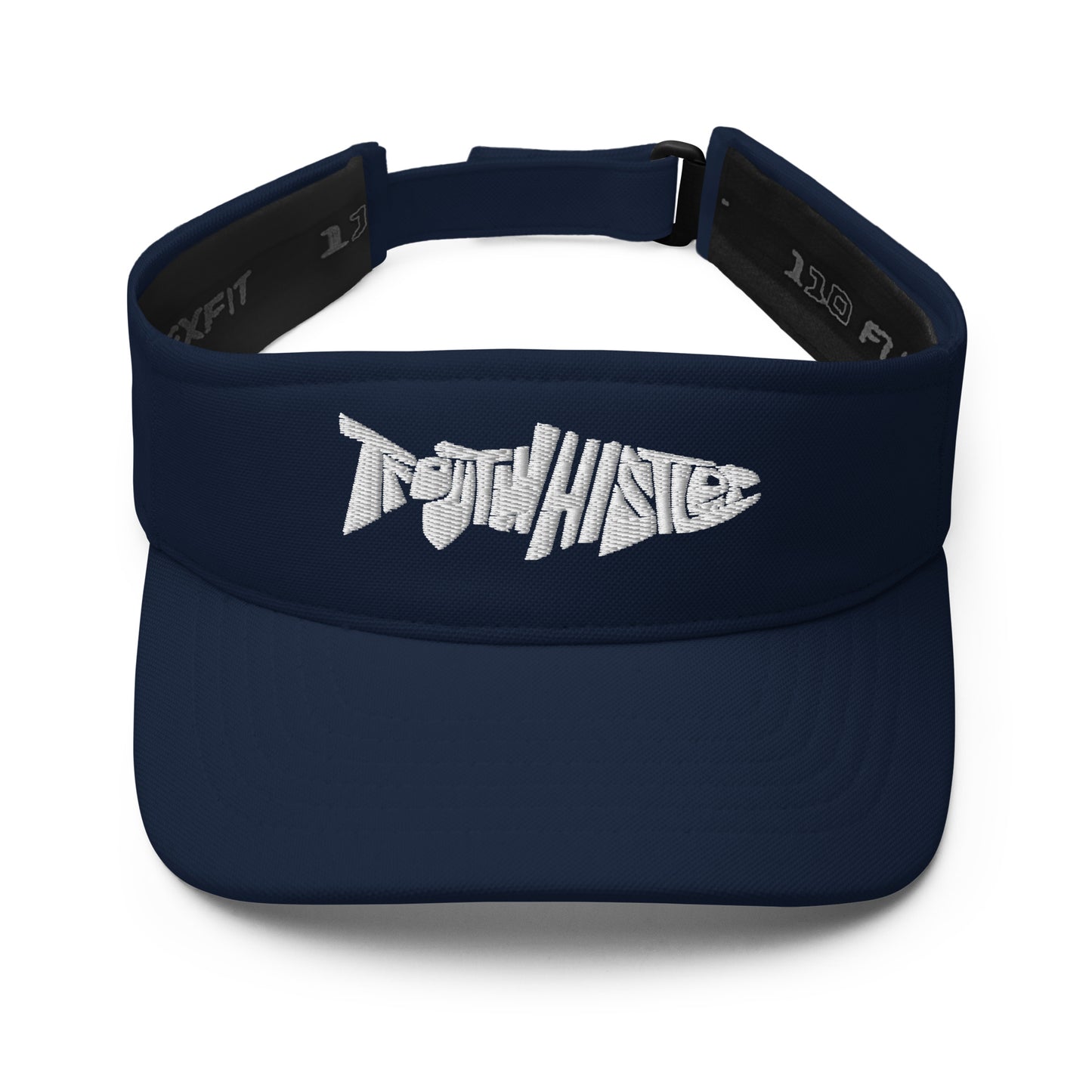 TroutWhistler - Visor | Dark w/ White Logo