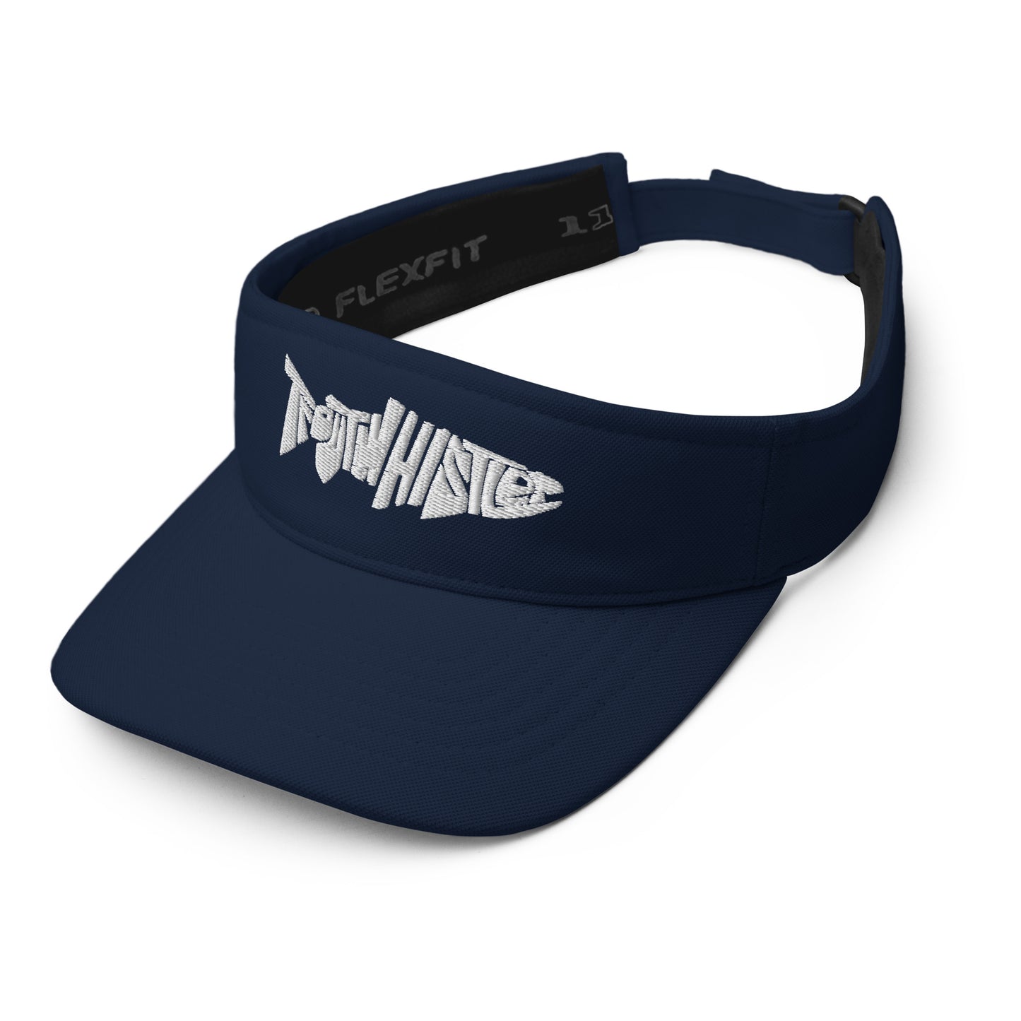 TroutWhistler - Visor | Dark w/ White Logo