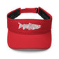 TroutWhistler - Visor | Dark w/ White Logo
