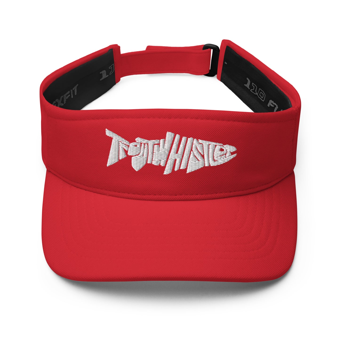 TroutWhistler - Visor | Dark w/ White Logo