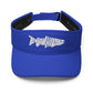 TroutWhistler - Visor | Dark w/ White Logo
