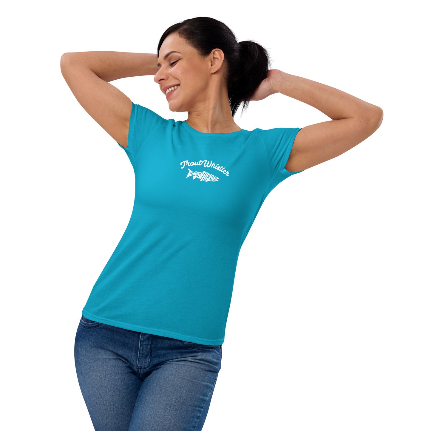 TroutWhistler - Women's Short Sleeve T-Shirt | Dark w/ TW Text