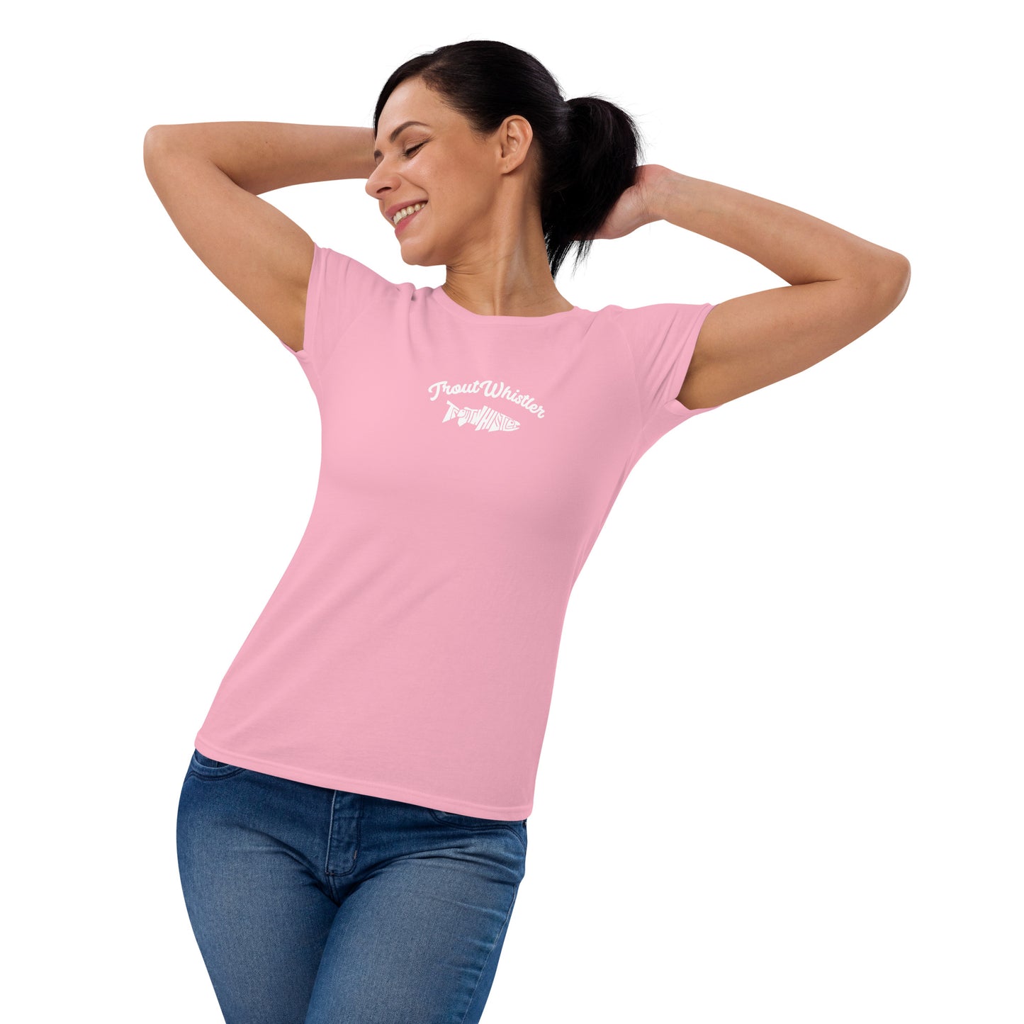 TroutWhistler - Women's Short Sleeve T-Shirt | Dark w/ TW Text