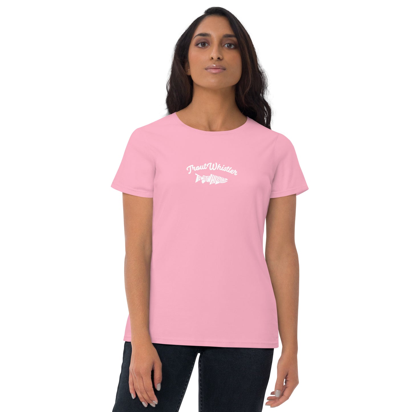 TroutWhistler - Women's Short Sleeve T-Shirt | Dark w/ TW Text