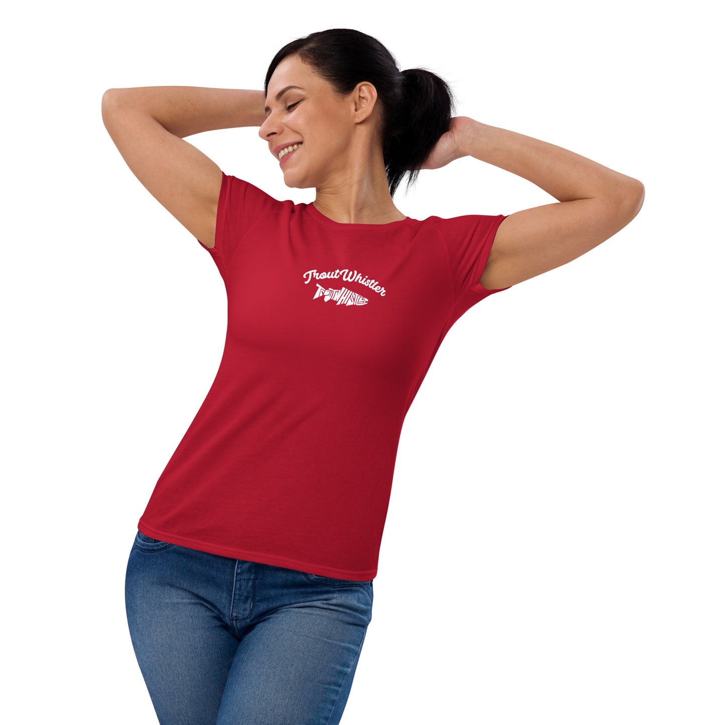 TroutWhistler - Women's Short Sleeve T-Shirt | Dark w/ TW Text