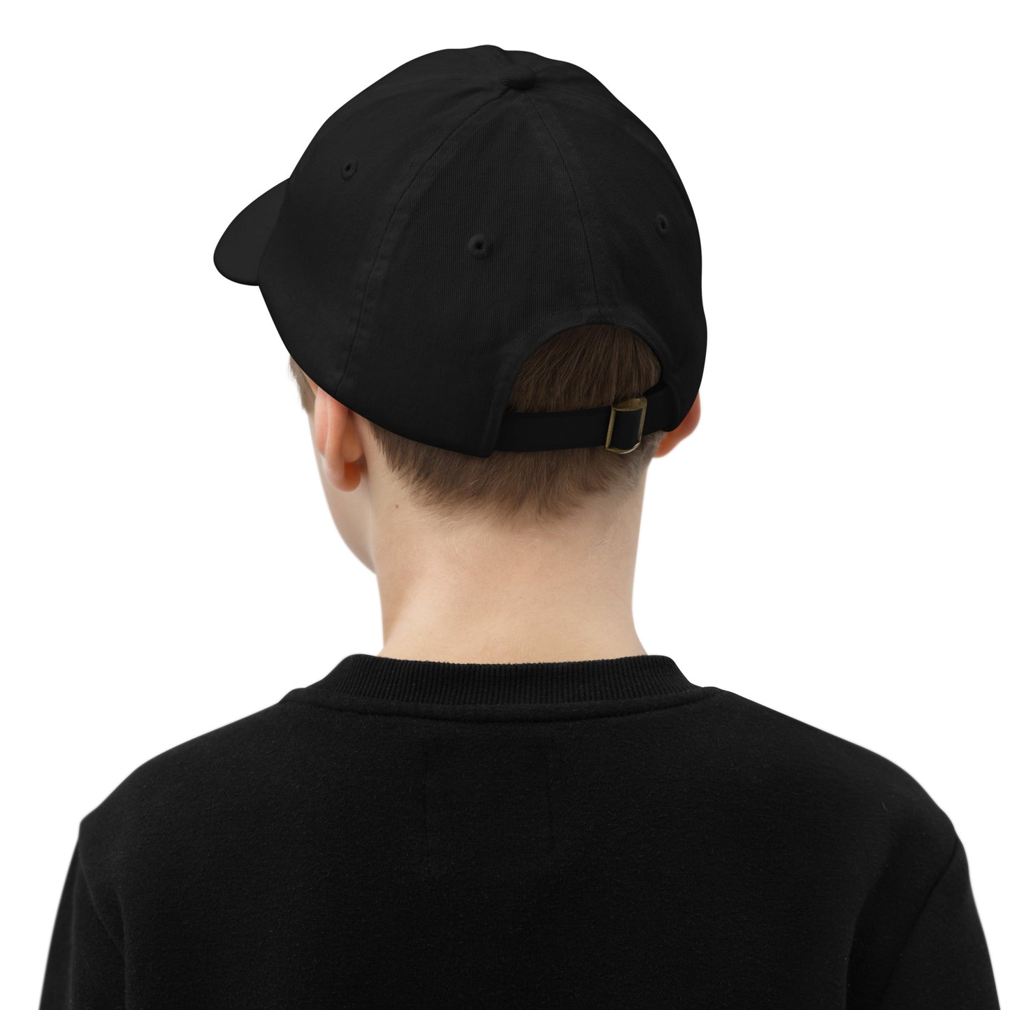 TroutWhistler - Youth Baseball Cap | Dark w/ White Logo