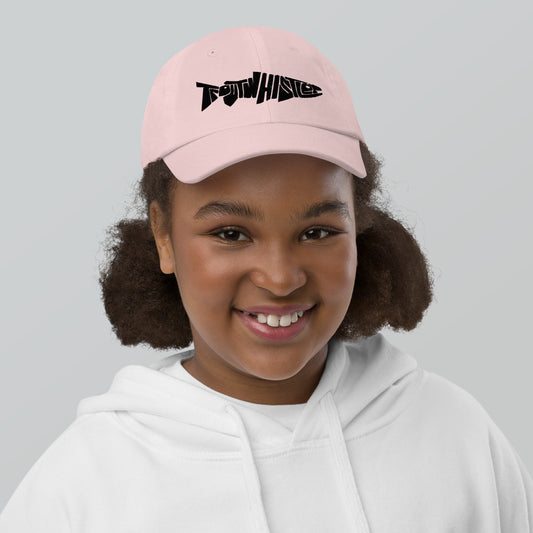 TroutWhistler - Youth Baseball Cap | Black Logo