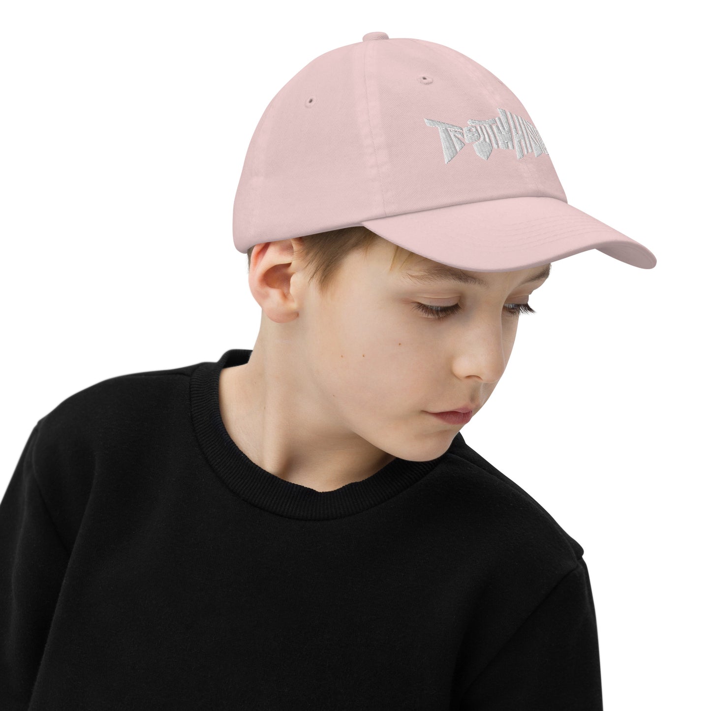 TroutWhistler - Youth Baseball Cap | Dark w/ White Logo
